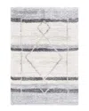 Safavieh Fontana Shag Power Loomed Rug In Ivory
