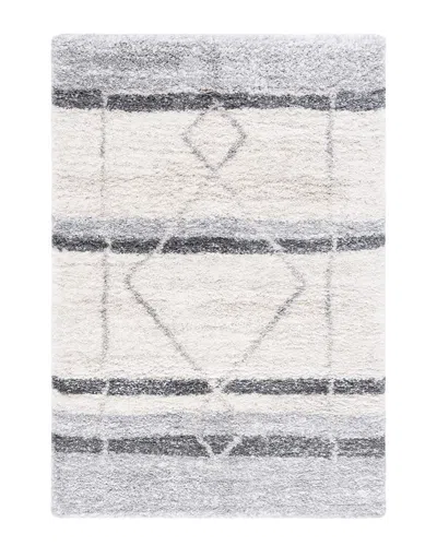 Safavieh Fontana Shag Power Loomed Rug In Ivory