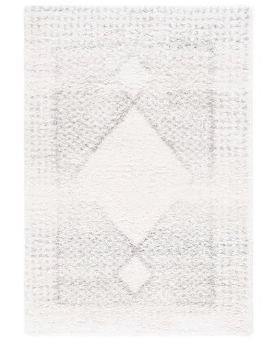 Safavieh Fontana Shag Power Loomed Rug In Ivory