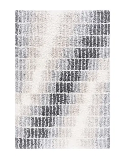 Safavieh Fontana Shag Power Loomed Rug In Ivory