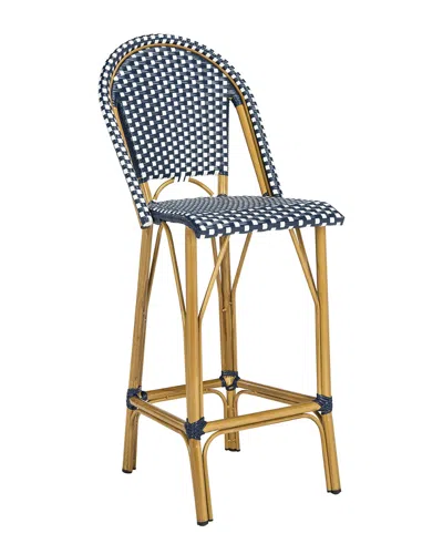 SAFAVIEH SAFAVIEH FORD INDOOR-OUTDOOR STACKING FRENCH BISTRO BAR STOOL