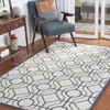 Safavieh Four Seasons Hand Made Area Rug, Ivory / Black Contemporary Style Non-shedding In Gray
