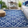Safavieh Four Seasons Hand Made Area Rug, Navy / Ivory Contemporary Style Non-shedding In Blue