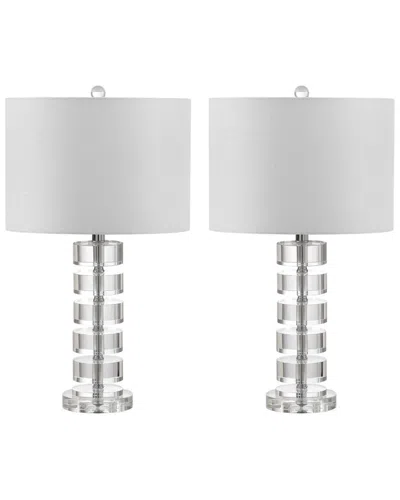 Safavieh Frances 25in Table Lamp In White