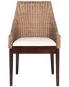 Safavieh Franco Sloping Chair In Brown