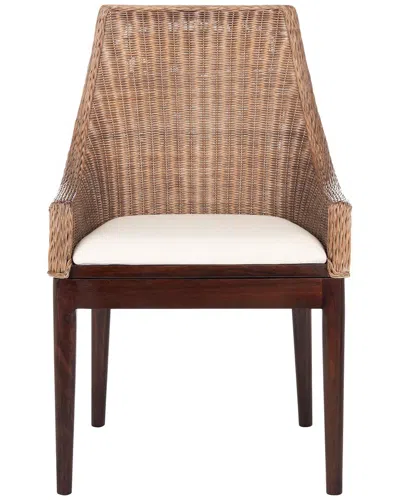 Safavieh Franco Sloping Chair In Brown
