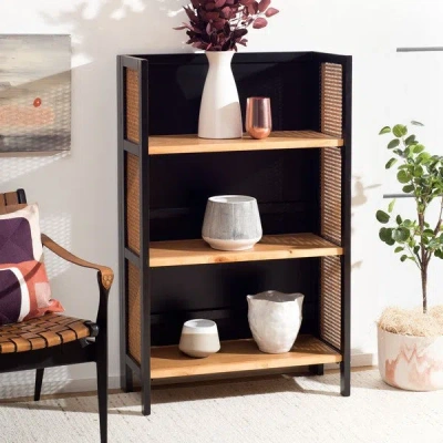Safavieh Franz 3 Shelf Open Top Etagere In Black