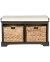 Safavieh Freddy Wicker Storage Bench