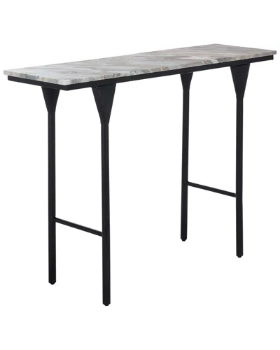 Safavieh Frederick Marble Console Table In Black