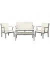 Safavieh Fresno 4pc Outdoor Living Set In Beige
