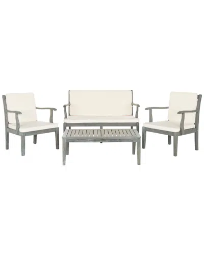 Safavieh Fresno 4pc Outdoor Living Set In Beige