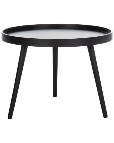 SAFAVIEH SAFAVIEH FRITZ ROUND TRAY TOP SIDE TABLE