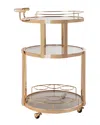 Safavieh Rio Tiered Round Bar Cart & Wine Rack