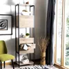 Safavieh Gabrielle Retro Mid Century Wood Etagere