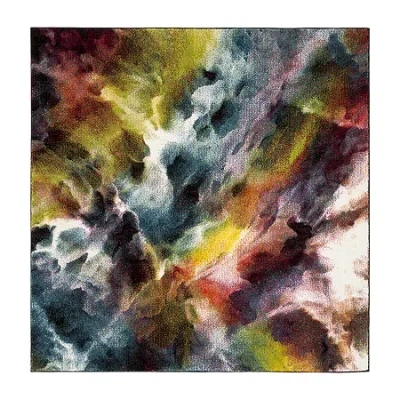 Safavieh Galaxy Collection Layne Geometric Square Area Rug In Multi