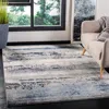 Safavieh Galaxy Machine Made Area Rug, Grey / Ivory Contemporary Style Easy Care In Multi