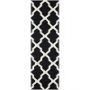 Safavieh Gale Rectangular Wool Runner Rug In Black