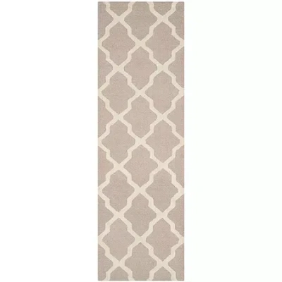 Safavieh Gale Rectangular Wool Runner Rug In Sand