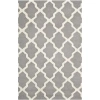 Safavieh Gale Wool Rectangular Rug In Silver