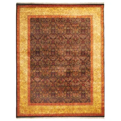 Safavieh Ganges River Hand Knotted Wool Oriental Rug In Brown;gold