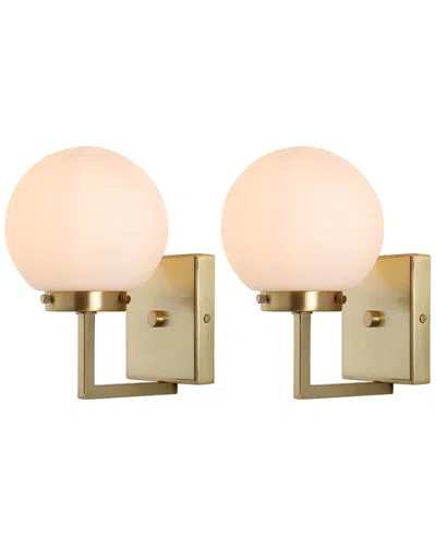 Safavieh Ganon 7in Wall Sconce In Gold
