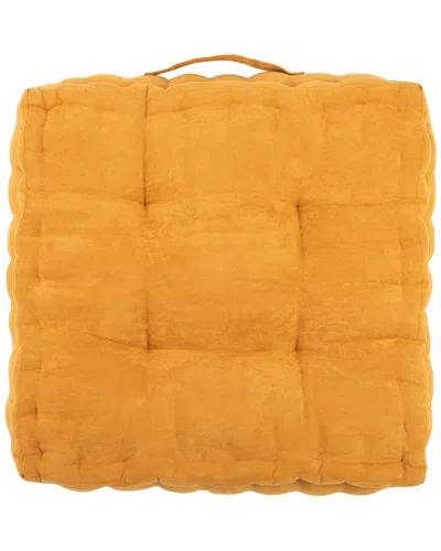 Safavieh Gardenia Floor Pillow In Orange