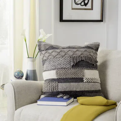Safavieh Gareth Pillow In Gray