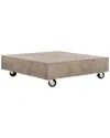 Safavieh Gargon Indoor/outdoor Modern Concrete 9.84in Coffee Table With Casters