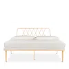 Safavieh Gatsby Bed Queen In Gold