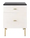 Safavieh Genevieve 2-drawer Nightstand In Black