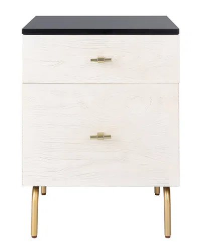 Safavieh Genevieve 2-drawer Nightstand In Black