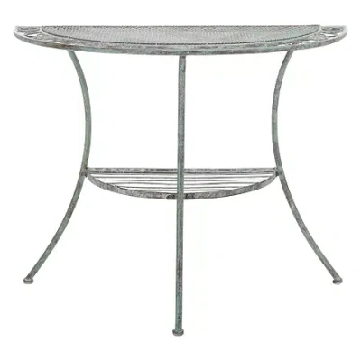 Safavieh Genson Patio Collection Side Table In Green