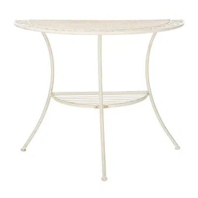 Safavieh Genson Patio Collection Side Table In White