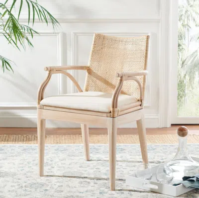 Safavieh Gianni Arm Chair In Neutral