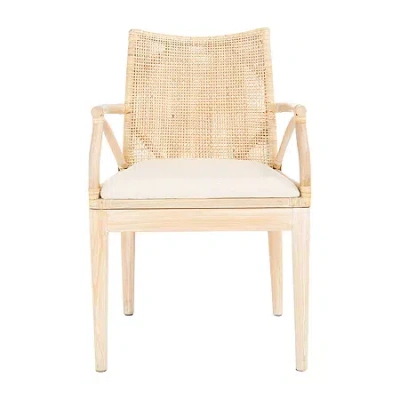 Safavieh Gianni Upholstered Armchair In White