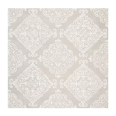 Safavieh Glamour Collection Aubrey Damask Square Area Rug In Multi
