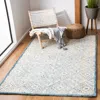 Safavieh Glamour Hand Made Area Rug, Blue / Ivory Bohemian Style Non-shedding In White
