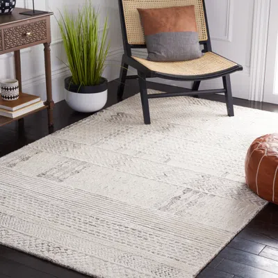 Safavieh Glamour Hand Made Area Rug, Natural / Ivory Contemporary Style Non-shedding In Neutral