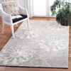 Safavieh Glamour Hand Made Area Rug, Silver / Ivory Contemporary Style Non-shedding In Gray