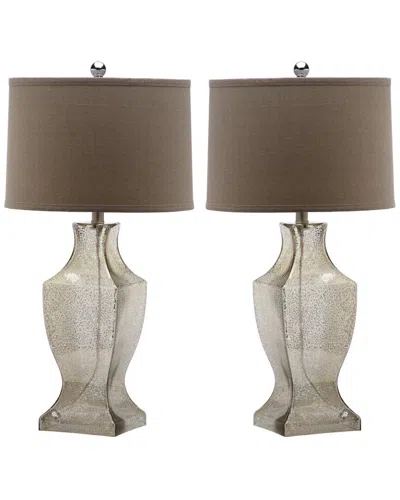Safavieh Glass 29in Bottom Lamp