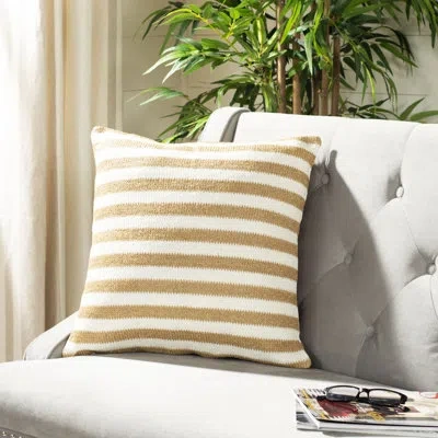 Safavieh Glenna Throw Pillow In Brown