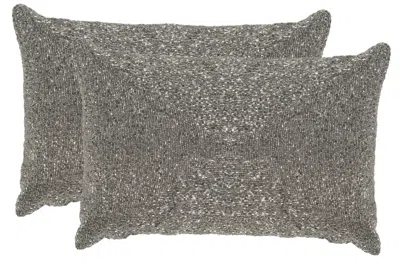 Safavieh Glitter Pillow In Gray
