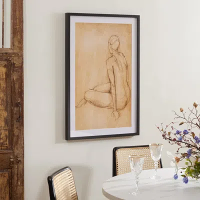 Safavieh Go Figure Antique Framed Wall Art In Black