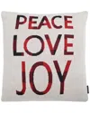 Safavieh Good Tidings Pillow In Red