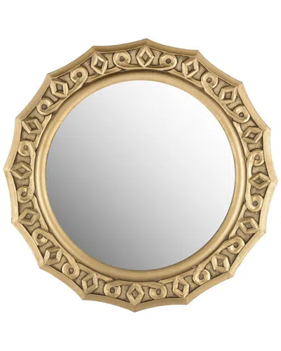 Safavieh Gossamer Lace Mirror In Yellow