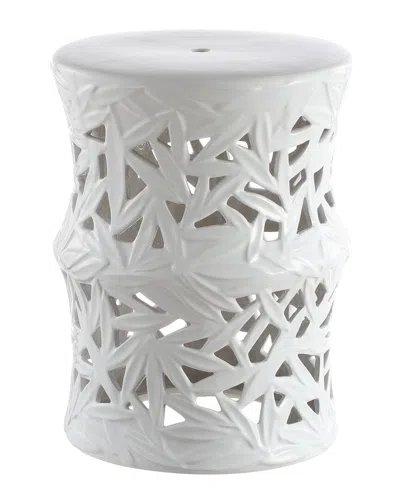 Safavieh Granda Garden Stool In White