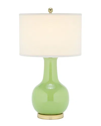 Safavieh Green 27.5in Ceramic Paris Lamp