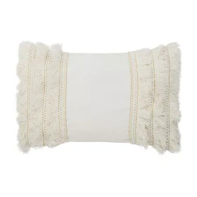 Safavieh Grema Rectangular Throw Pillow In White
