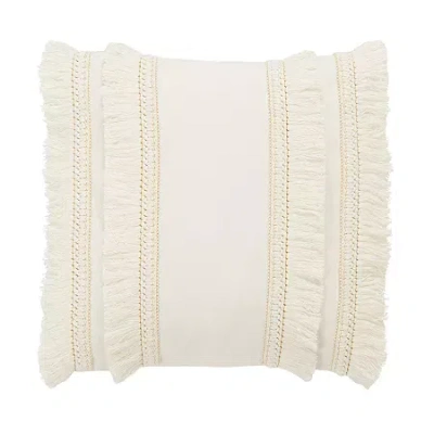 Safavieh Grema Square Throw Pillow In White