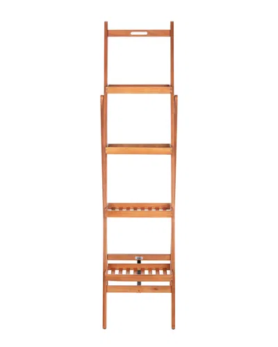 Safavieh Grenton Outdoor 4 Tier Shelf In Natural